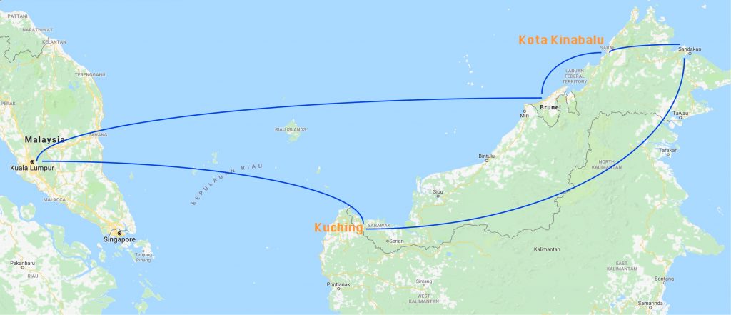 Malaysia & Borneo local flights