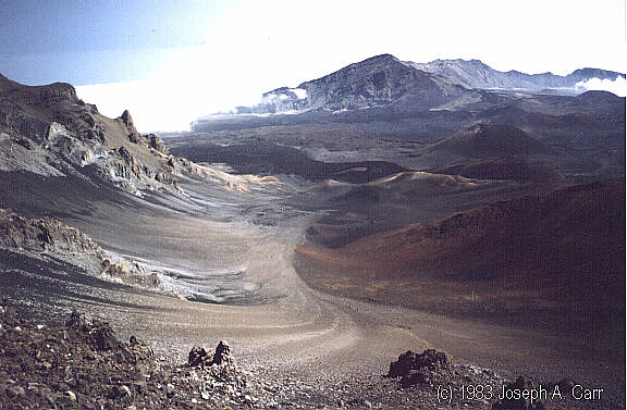 Haleakela caldera in 1983