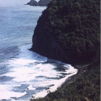 Spectacular view of the north coast from the Pololu Valley Lookout