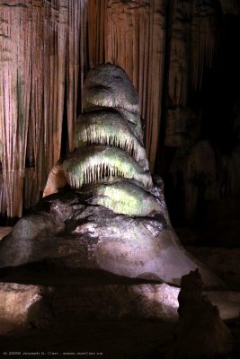 Formations in the Cango Caves