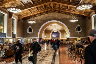 Main waiting area in LA's Union Station